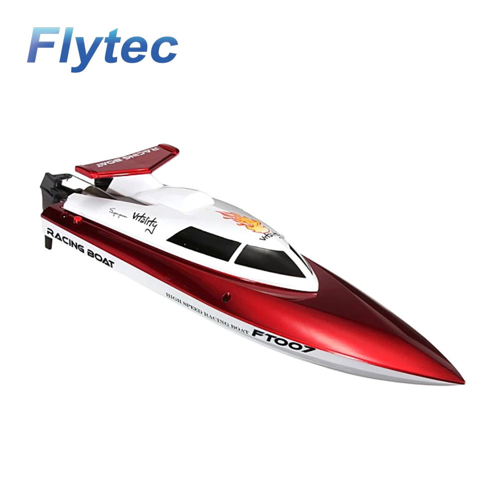 Радиоуправляемая лодка Flytec Feilun FT007 2 4G 4 канала 20 км/высокая скорость для детей| |