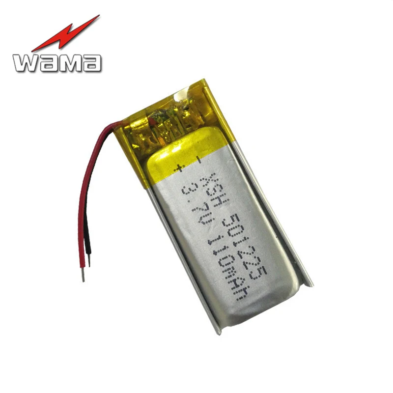 

4x Wama 501225 110mAh Li-Polymer 3.7V Rechargeable Batteries for Bluetooth Earphones Headset HeadPhone wireless 051225