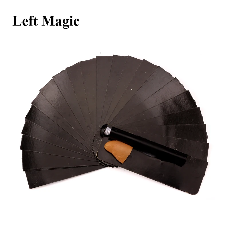 Фонарик для карты Fan Fire Magic trick Flaming Torch To Card immick Stage magic Props изменить магический