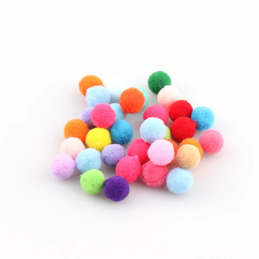 1000 pcs 1cm Mix color Pompom Eyes for Toys Pompones Needlework Wholesale Costume Jewelery DIY Crafts Materials Accessory | Дом и сад