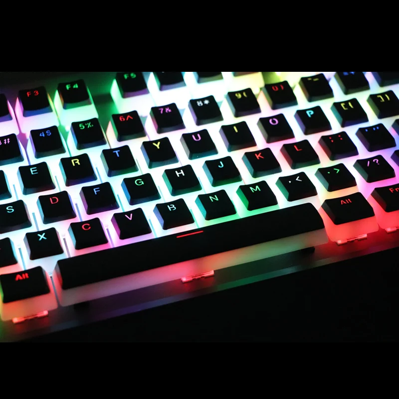 Механическая клавиатура с подсветкой полупрозрачная толстая PBT OEM Profile 108Key