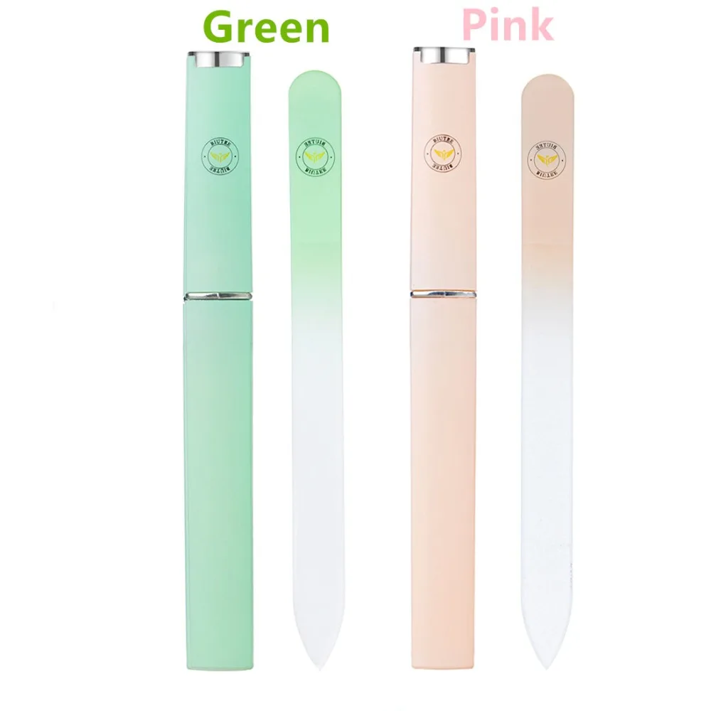 Biutee 1 шт. хрустальная пилка для ногтей пилочки профессиональные двухсторонная