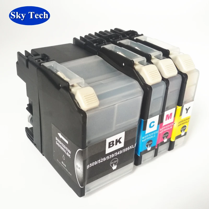

4X Compatible Ink cartridge For Brother LC505 LC509 , For Brother DCP-J100 DCP-J105 MFC-J200 printer