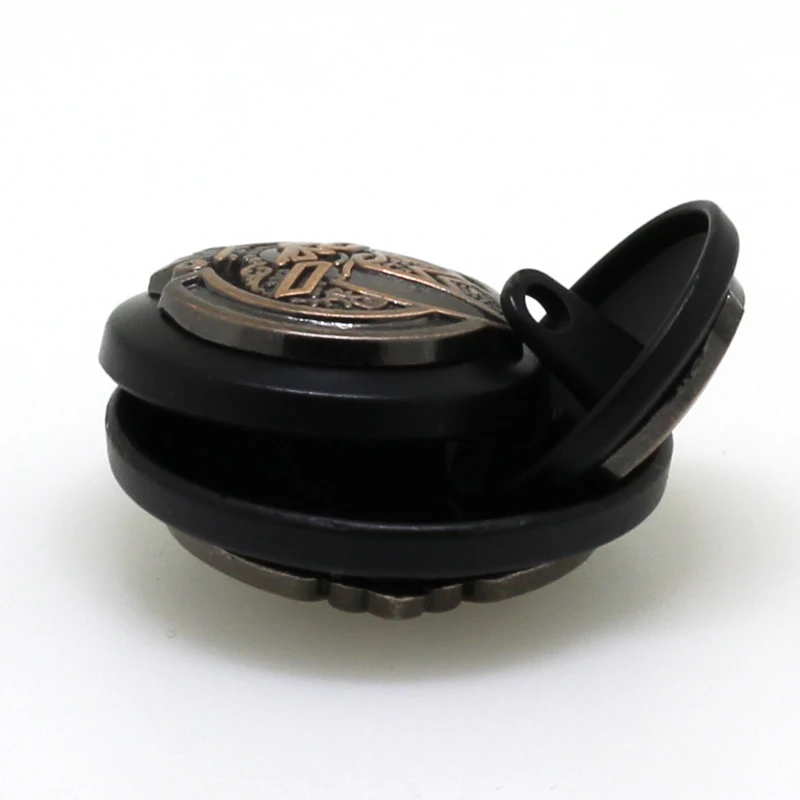 Новинка 10 шт./лот высокого качества черного цвета с металлической пришивания