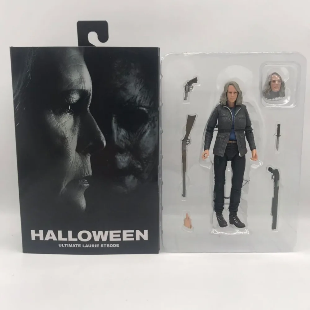 18 см NECA Хэллоуин конечная Лори струд ПВХ фигурка Коллекционная модель игрушки