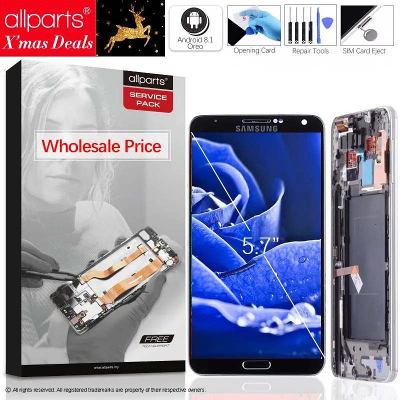 5.7'' AMOLED Оригинальный тачскрин дисплей экран для SAMSUNG Galaxy Note 3