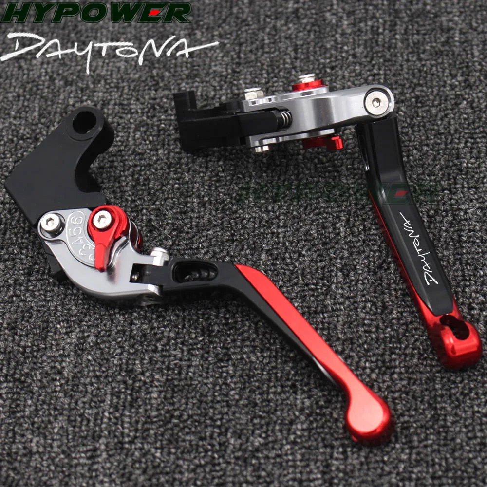 

Motorcycle Folding Extendable CNC Adjustable Clutch Brake Levers For Triumph DAYTONA 600 650 DAYTONA600 DAYTONA650 2004 2005