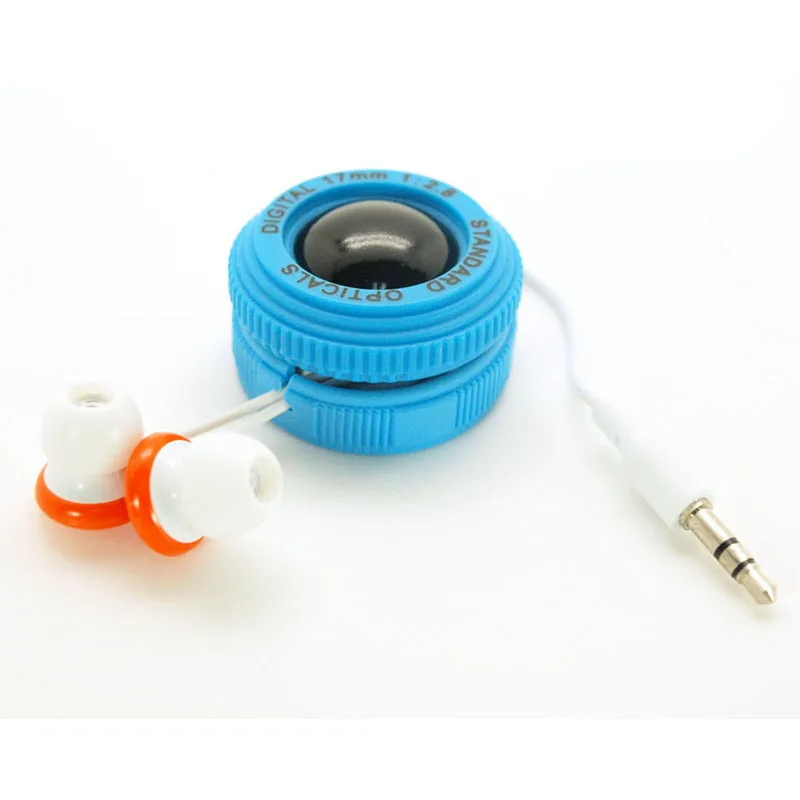 20 шт. модные объектива цифровой зеркальной камеры Наушники Кабельные Winder для