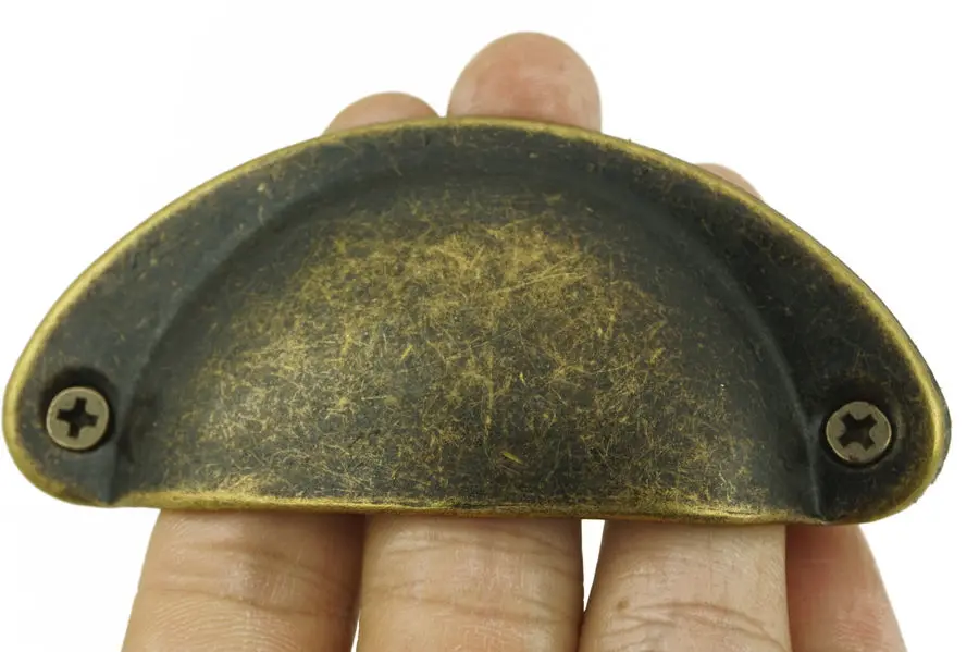 10 шт./лот винтажная ручка для дверцы шкафа дверного прилавка ящика мебель и 20 шт.