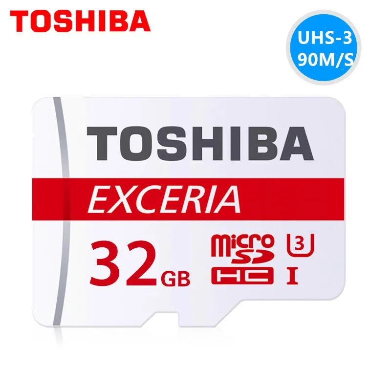 Оригинальный TOSHIBA Extreme UHS 1 U3 новая версия 90 МБ/с. micro sd карты памяти 16 ГБ/32 ГБ/64 ГБ TF