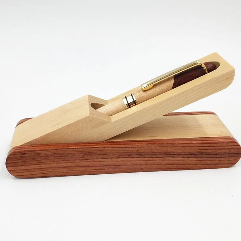 Luxury Handmade Rosewood Maple Fountain Pen Set Writing Natural Fight wood Pen Set for bussiness and school office as gifts