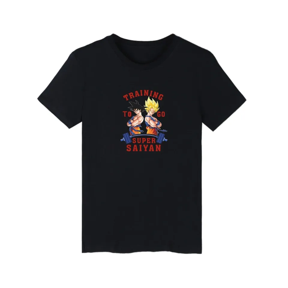 Супер Саян Белый Короткий и Футболка Мужская Спортивная Одежда Dragon Ball мужчины