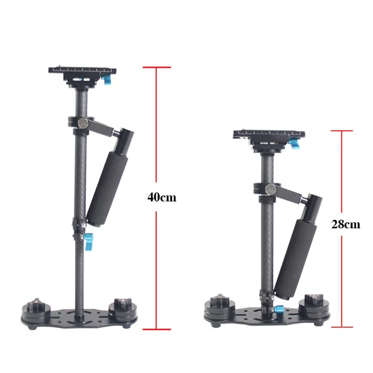 Небольшой Steadicam S40T 40 см Углеродного Волокна Стабилизатор Камеры Устойчивый Рог