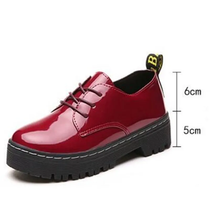 Женские туфли оксфорды в британском стиле FeiYiTu черные повседневные из мягкой