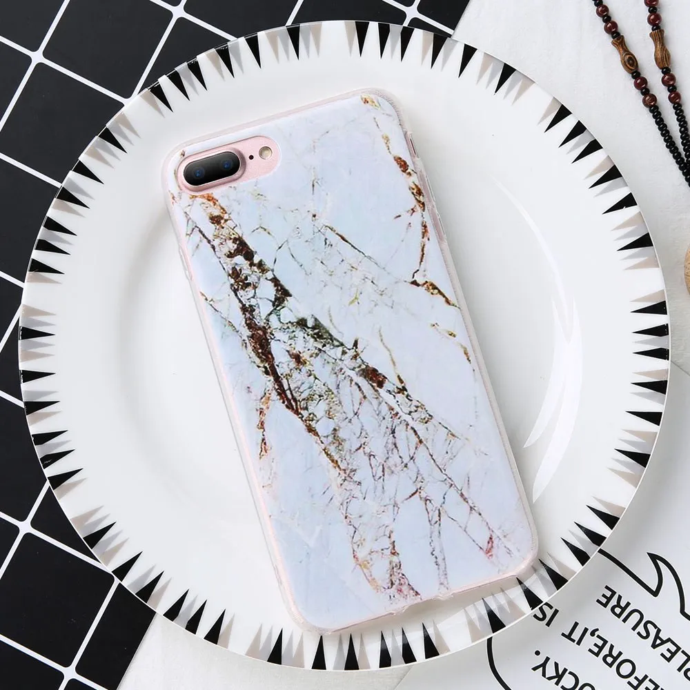 KISSCASE геометрические треугольные чехол для iPhone 5 5S SE 6 6S 7 8 Plus X мраморные чехлы