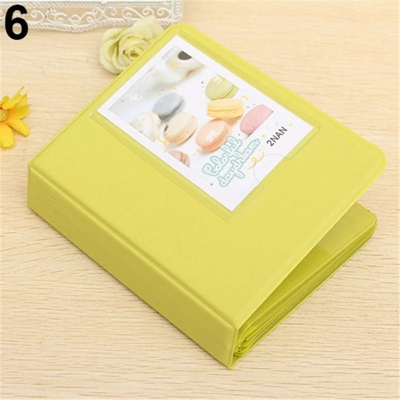 Карамельный цвет мгновенный фото кейс для альбома Fuji Instax Mini 7s 8 25 50s 90|album case|case