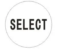 SELECT button 1 шт. прозрачная аркадная Кнопка 5 в 12 В освещенная кнопка с 1 плеером START COIN EITX PAUSE выберите TURBO PLAY PS A B C D дизайн - Цвет: SELECT button