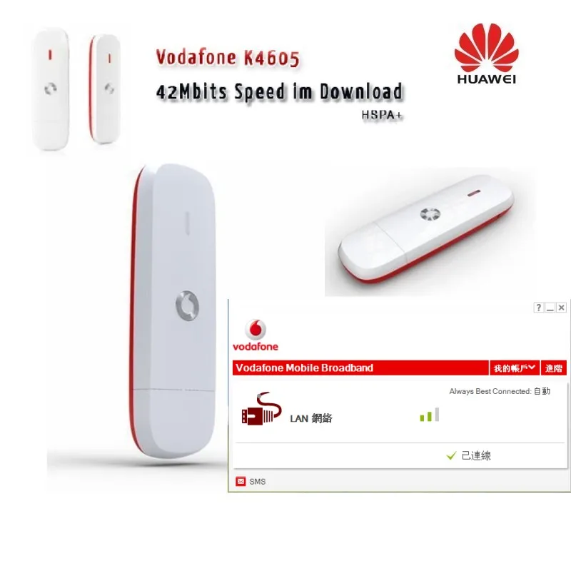 Лот из 10 Разблокировки Huawei Vodafone k4605 hspa + usb модем 42 Мбит/с 4G PK huawei E372 E3131 E367|hspa usb|lot oflot