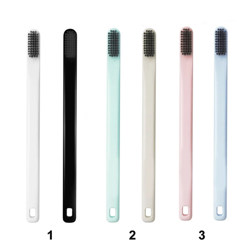 2 шт. зубная щетка бамбуковый уголь уход за полостью рта зубные щетки для взрослых