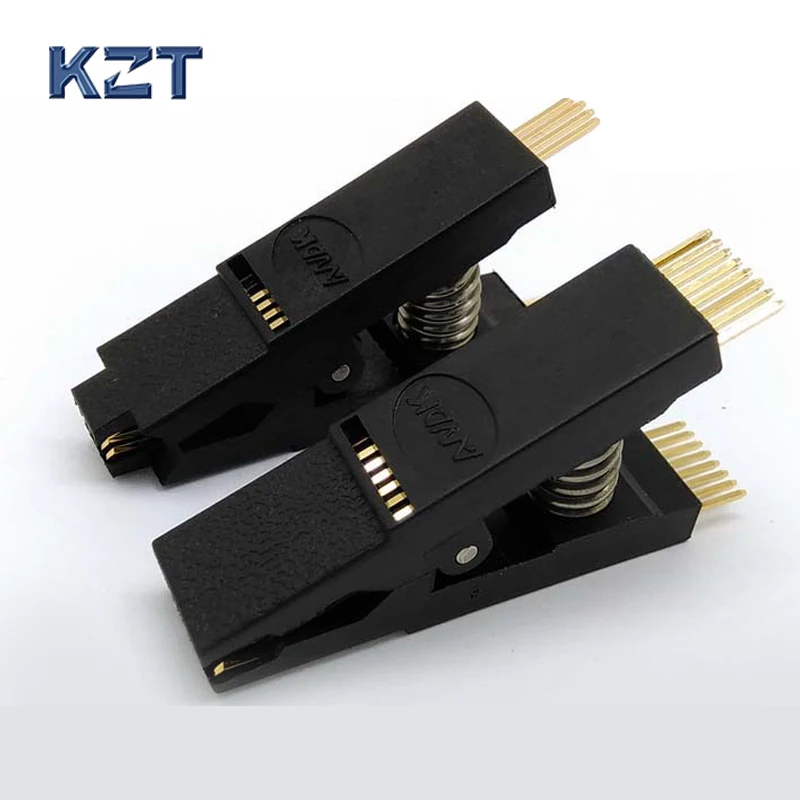 

2PCS /Lot BIOS SOP8 + SOP16 Original Straight Test Clip Pin Pitch 1.27mm SOIC8/16 Universal Body Programming Clip