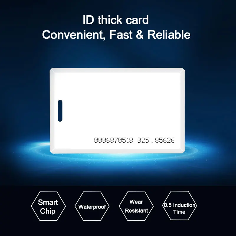 Eseye 10 шт. EM4100 Tk4100 125 кГц карта контроля доступа RFID 1.8мм метка смарт карты наклейка