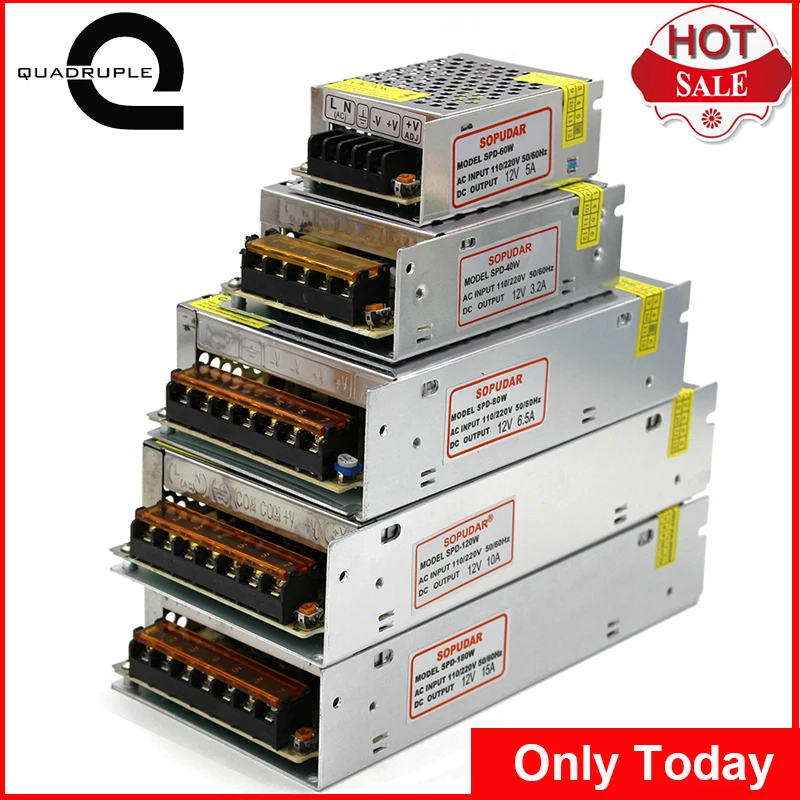 Четверка питание от напряжения постоянного тока 12 V питания трансформаторов для