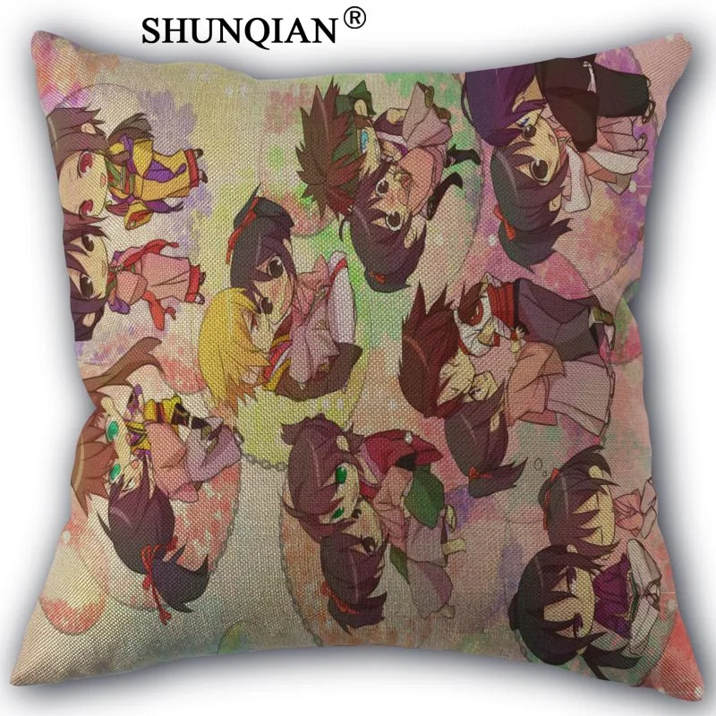 Новое поступление, Hakuouki, заказной хлопковый Чехол на подушку с застежкой-молнией, на заказ, Чехол на подушку, больше размеров, на заказ, Ваш образ, подарок - Цвет: Pillowcase
