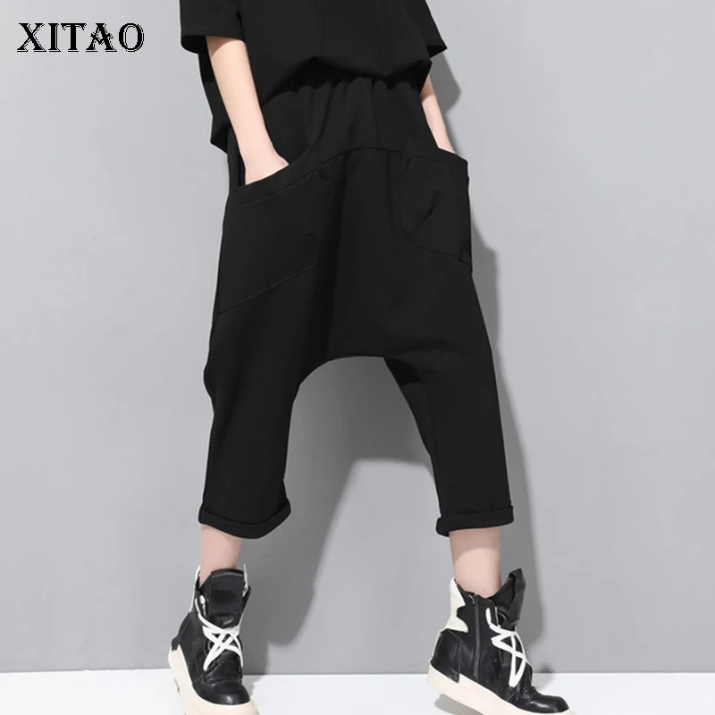 [XITAO] корейские модные новые женские 2019 летние свободные штаны-шаровары