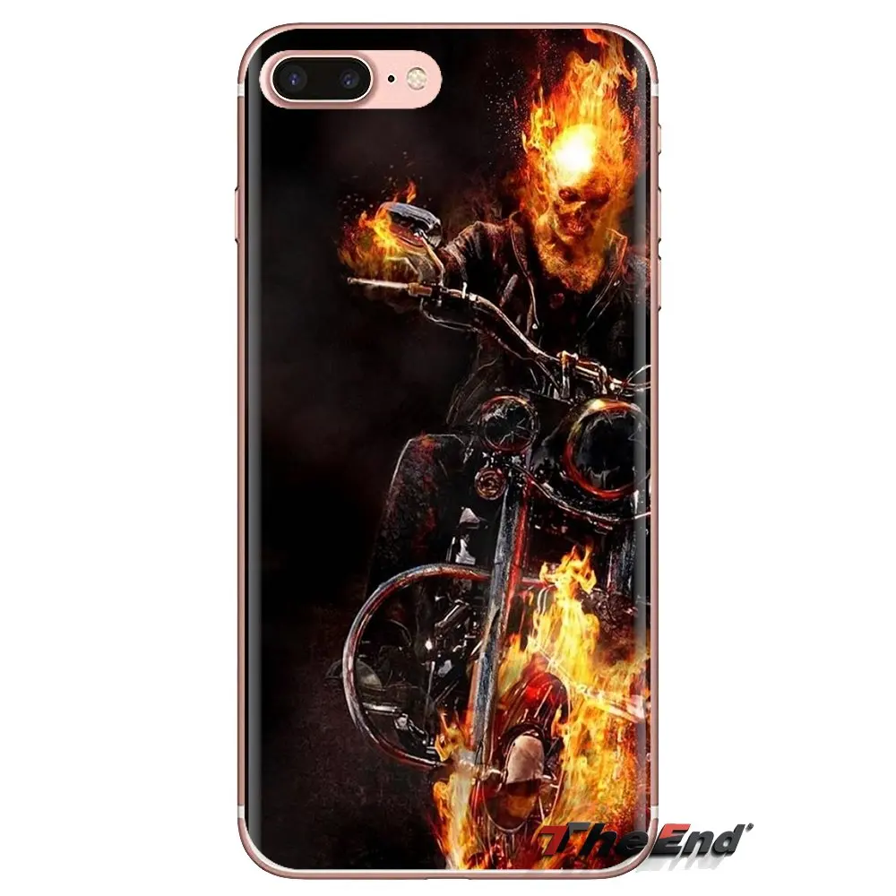 Soft Transparent Shell Cover For Samsung Galaxy J1 J2 J3 J4 J5 J6 J7 J8 Plus 2018 Prime 2015 2016 2017 Clayton Crain Ghost Rider |