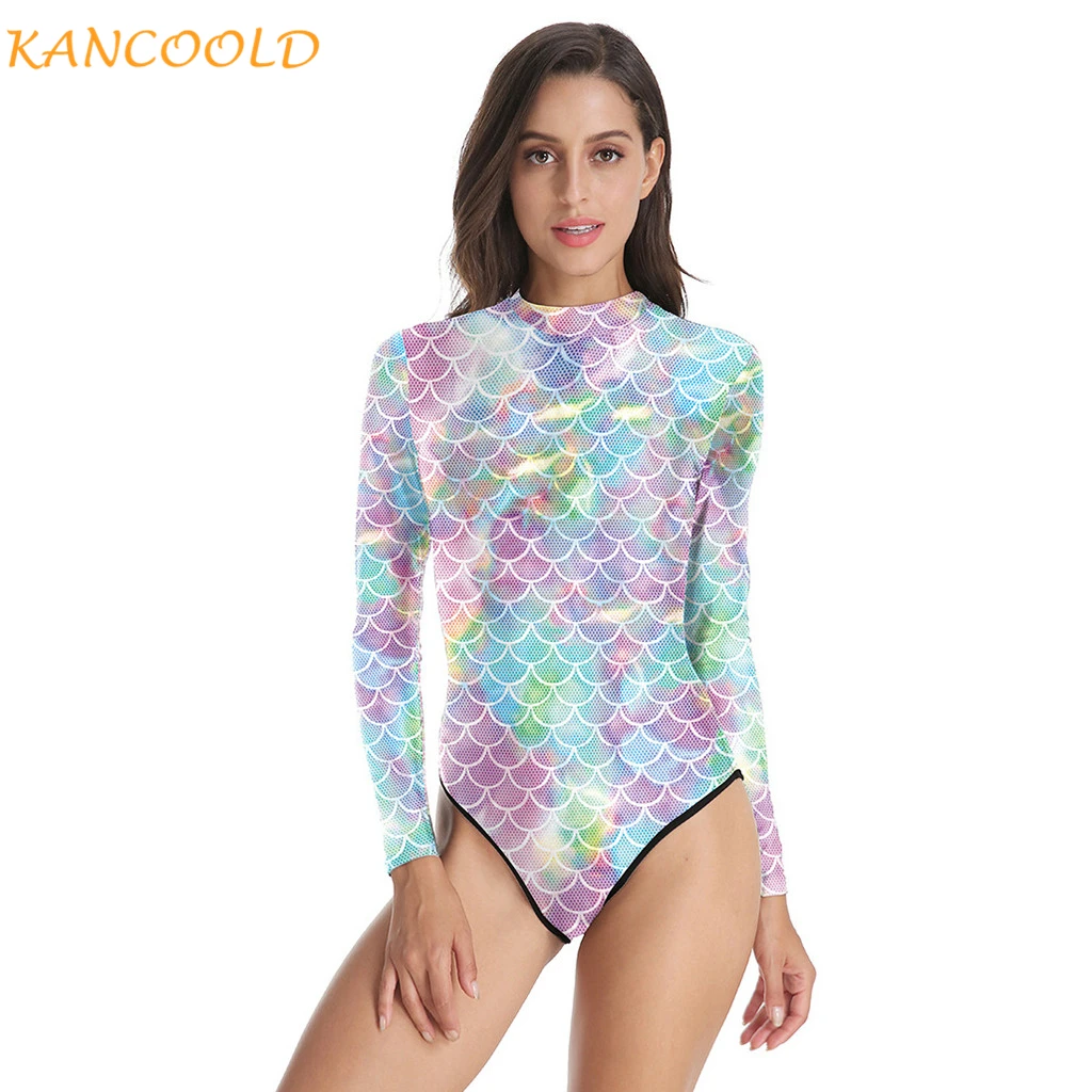 2019 гидрокостюм Женский спортивный купальник гидрокостюмы с длинным рукавом