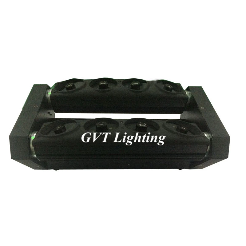 Новинка лазерный луч RGB с глазным лучом восемь светодиодов паука движущейся