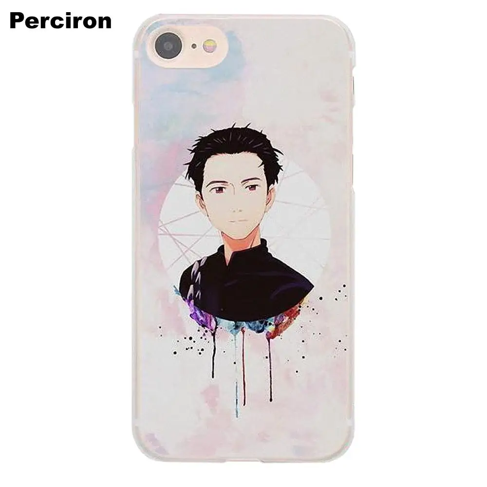 Чехол-накладка с японским аниме Yuri On Ice для Apple iPhone X 4 4S 5 5C SE 6 6S 7 8 Plus LG G3 G4 G5 G6 K4 K7 K8 K10