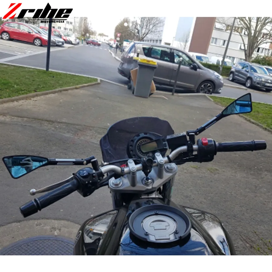 Для мотоцикла CNC зеркало Спорт велосипед мото бар конец заднего вида боковое для