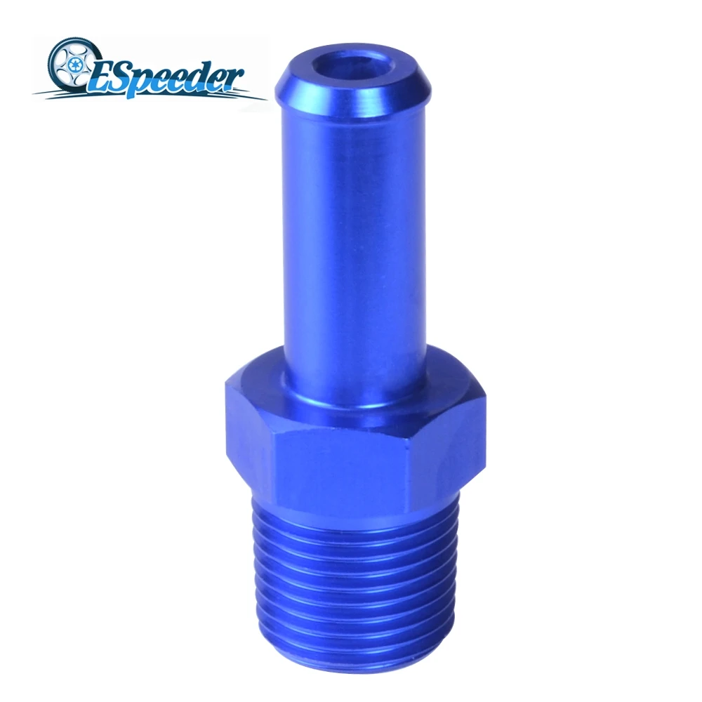ESPEEDER 3/4 &quotNpt Male прямой на 1&quot шланг Барб ниппель алюминиевая отделка фитинг