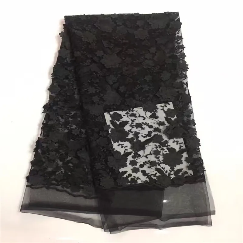 Free shipping 2017 most popular 3d lace fabric hot sale african nigerian tulle mesh for pary dresses RF416 | Дом и сад