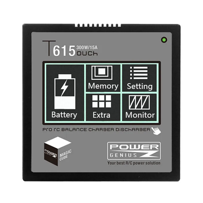 PG T615 300W 15A Lipo Battery Balance Balancing Charger Discharger Touch Screen Support 4.35 LiHV for RC Models Charging | Игрушки и