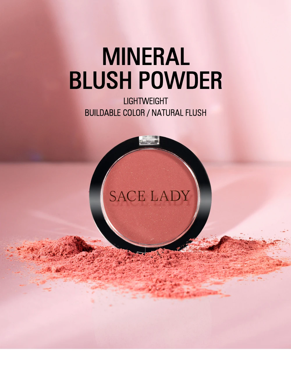 SACE LADY, Румяна для лица, макияж, Длительное Действие, пигментированные румяна, косметика, матовая, натуральное сияние, пудра, запеченные для щек, макияж, румяна, косметика