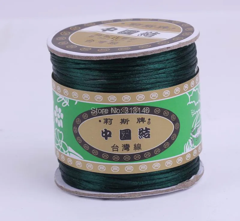 Шнур плетеный нейлоновый для ювелирных изделий 80 м/катушка 1 5 мм | Украшения и