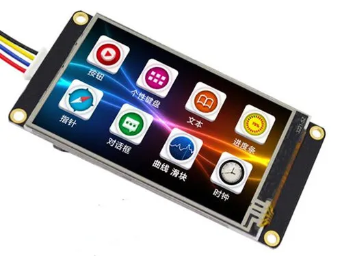 3 2 дюйма USART HMI 262K SPI TFT LCD сенсорный экран модуль (Улучшенный Ver.) Вспышка EEPROM RTC Extend IO