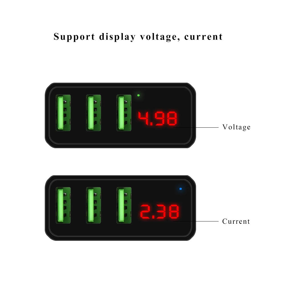 Универсальное зарядное устройство для смартфонов 5 В 3 а с USB портами|wall charger|charger
