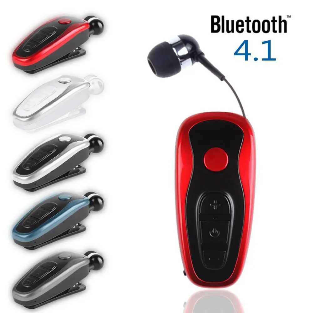 Q7 Беспроводной Bluetooth 4,1 Гарнитура виброзвонок одежда вставной наушник тонкой