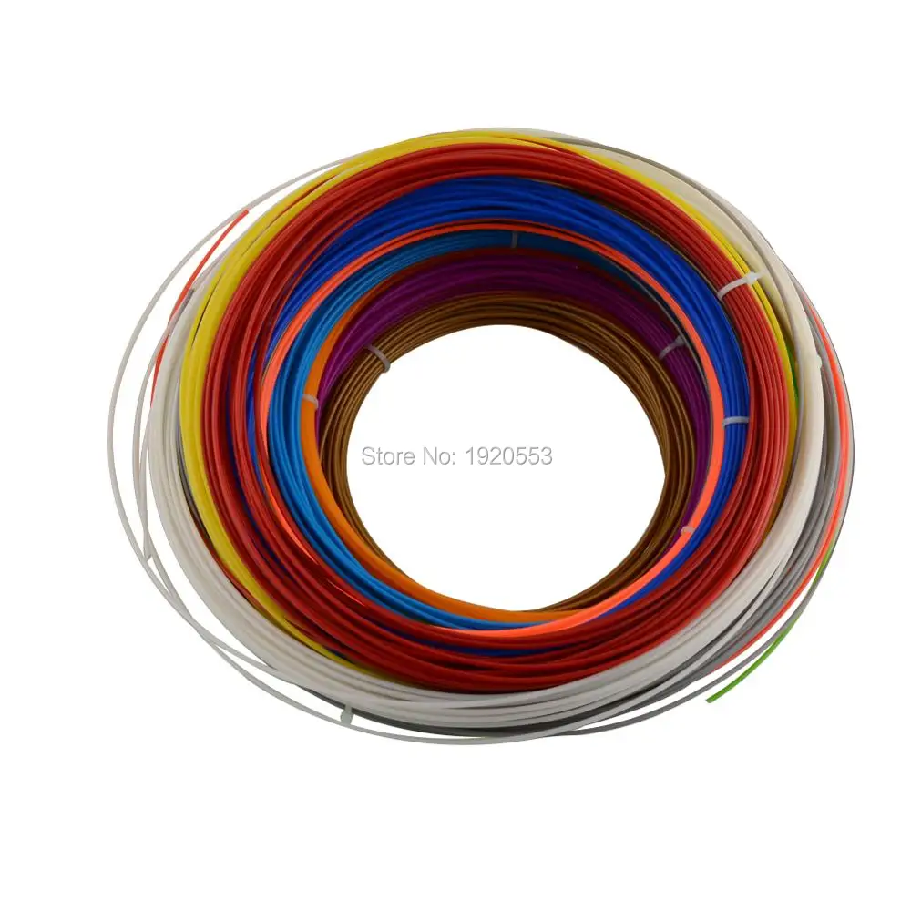 20 видов цветов X 10 м или 5 PLA 3D принтер нити печать Ручка провода 1 75 мм расходные