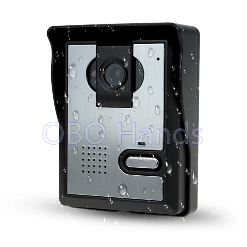 Free Shipping Video Door Phone Intercom System Video Door Bell Outdoor Camera With CMOS IR Night Vision For home/apartment
