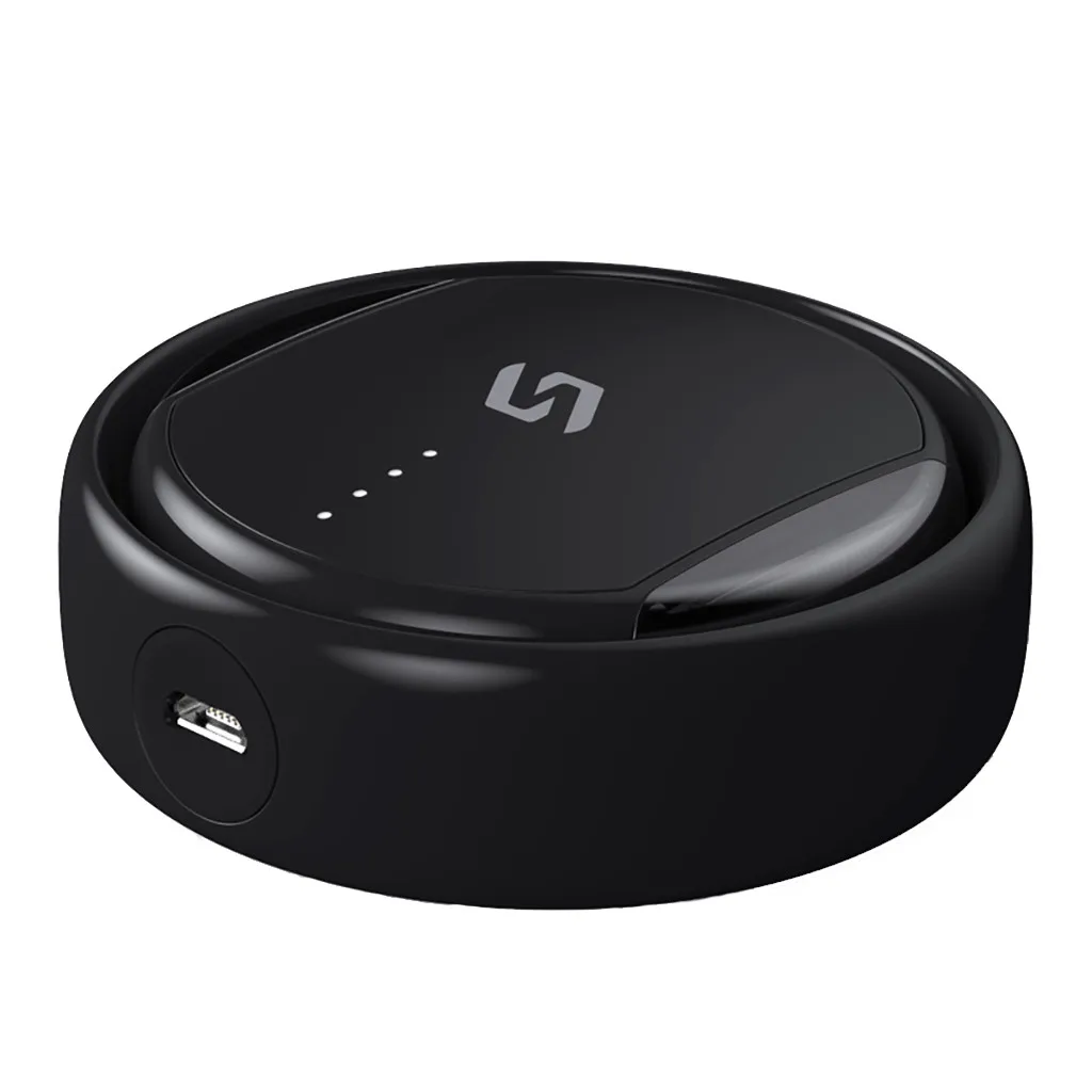 TS02 вращающаяся TWS5.0 Двусторонняя Беспроводная Bluetooth гарнитура для спорта простой