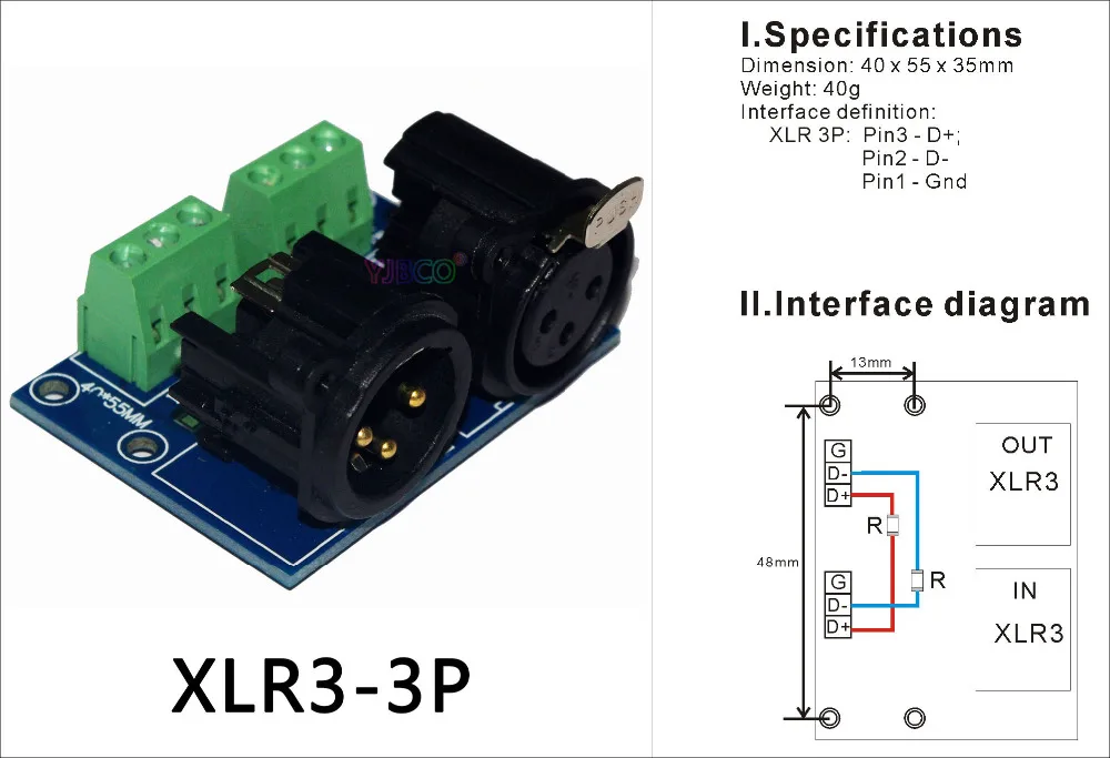 Клеммный адаптер, 5 ядер XLR на 3 ядра XLR, RJ45-3P, ADDR2, XLR5-3P использовать для CH светодиодный dmx512 диммер светодиодный декодер