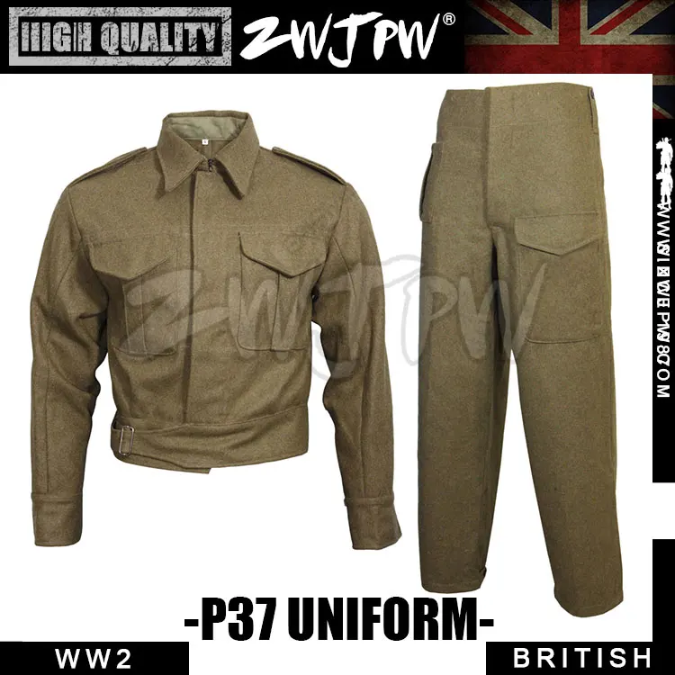 WW2 UK army p37 winter woollen Rank and-file Костюм Солдата высокое качество Replica-UK/407102 | Спорт и