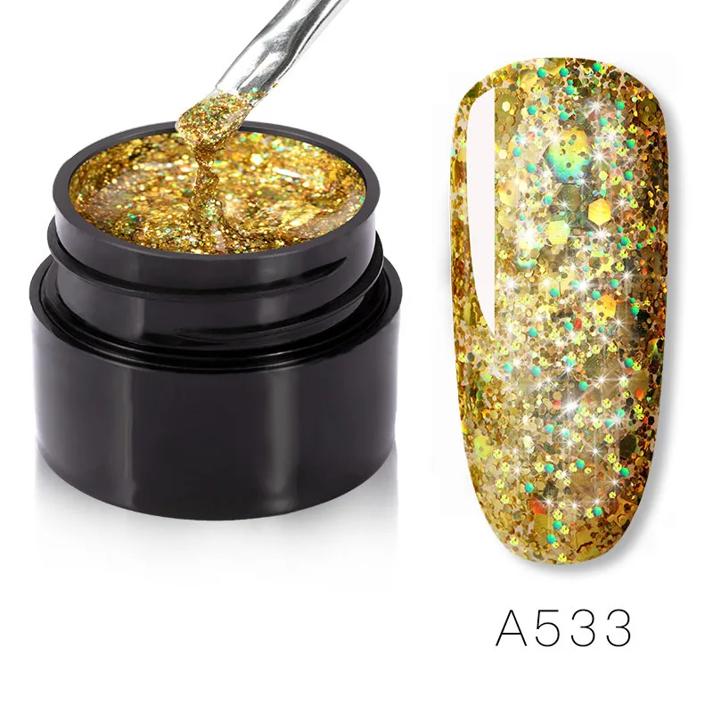 Diamond A533 ROSALIND УФ-гель для ногтей неоновый Радужный Гибридный лак Платиновый 5 мл гель-краска набор для маникюра полуперманентный базовый гель лак - Цвет: Diamond A533