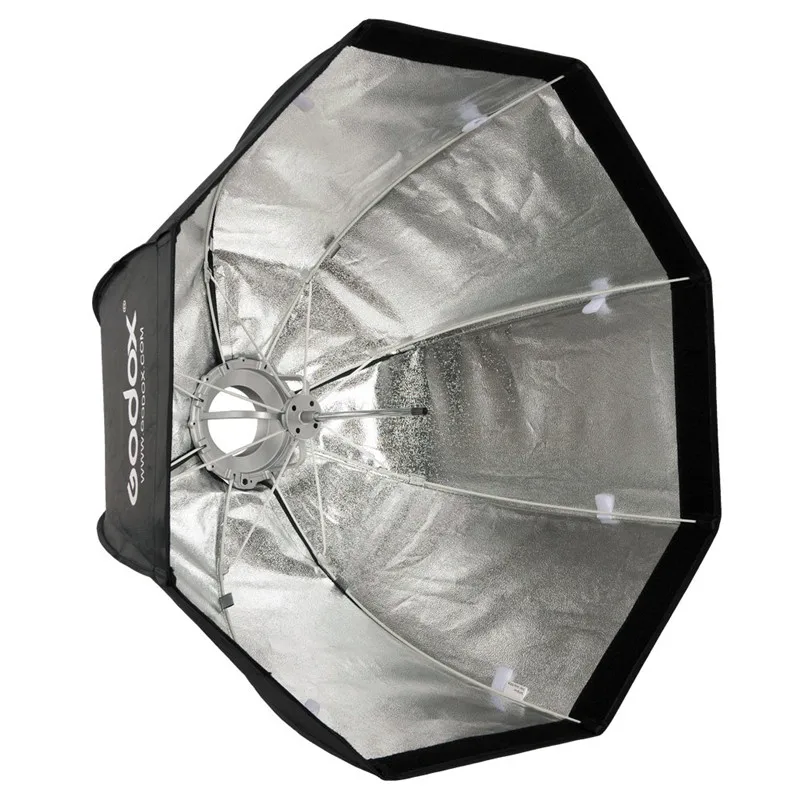 Профессиональный портативный восьмиугольный Зонт Godox UE-120CM Softbox с креплением Bowens