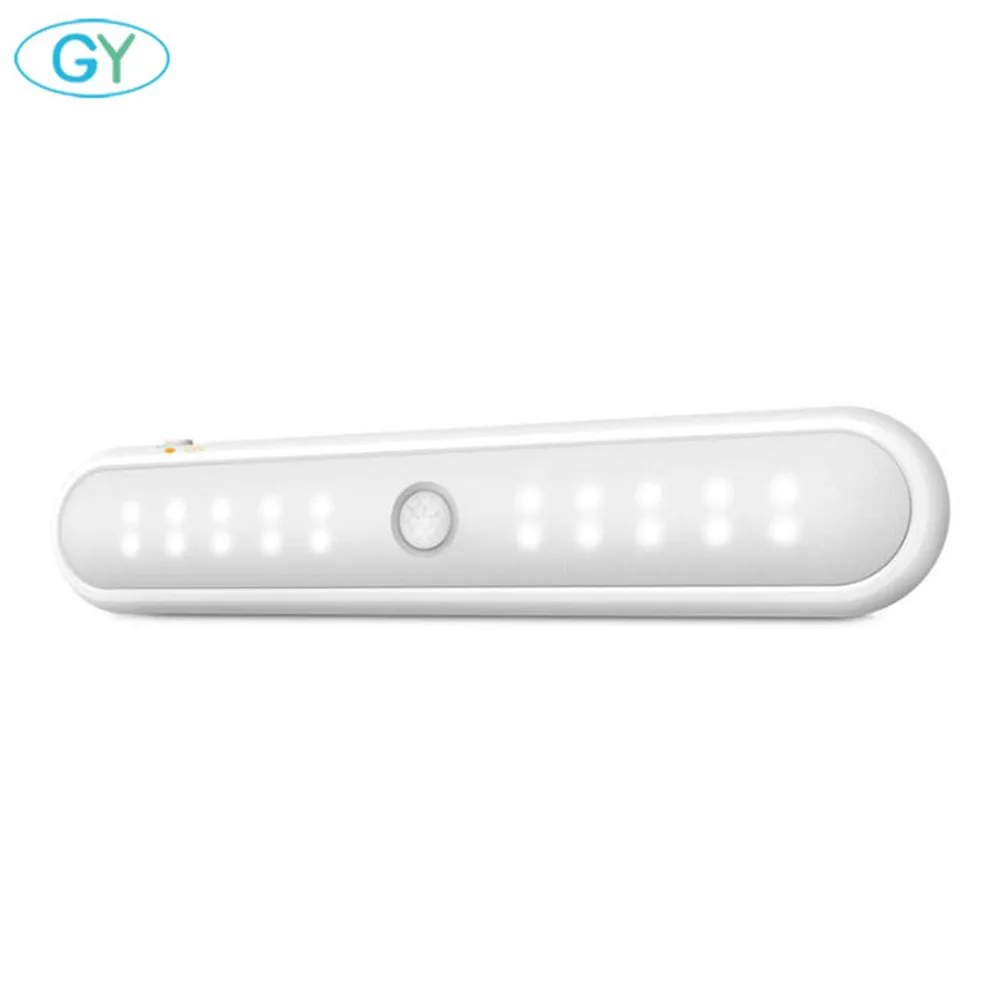 

Battery PIR Motion Sensor LED Cabinet light Strip Under Bed lamp For Closet Wardrobe Stairs Hallway sensor de movimiento muebles