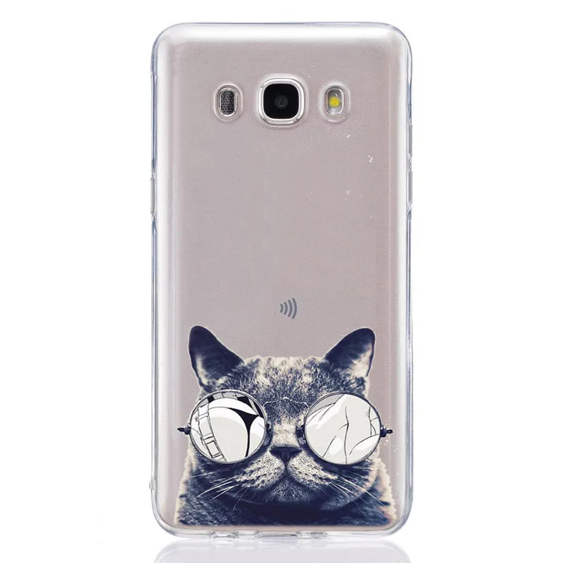 Для Samsung Galaxy J1 J2 J3 J5 J7 prime J120 J320 J330 J530F TPU цветной мягкий чехол с рисунком кота Fundas E301 |